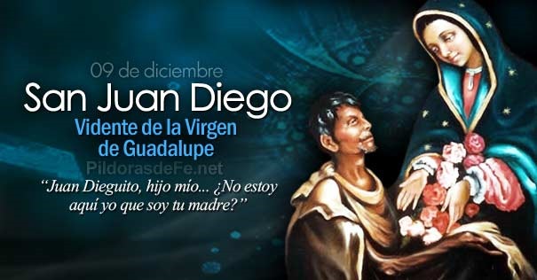 Hoy la Iglesia celebra la Fiesta de San Juan Diego, el vidente de la Virgen  de Guadalupe -